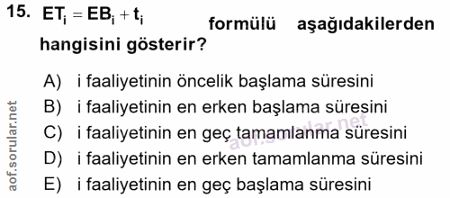 Soru 15