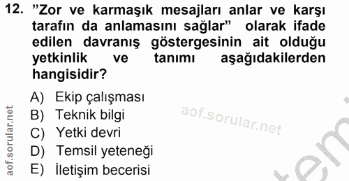 Soru 12
