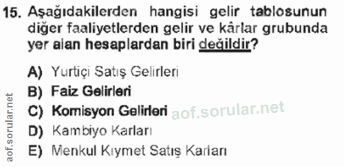 Soru 15