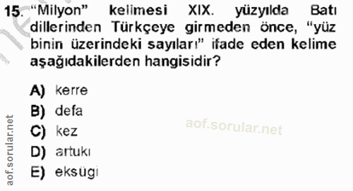 Soru 15