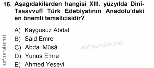 Soru 16