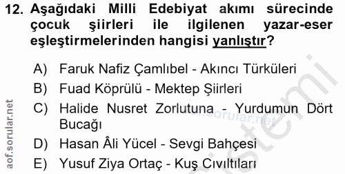 Soru 12