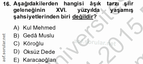 Soru 16