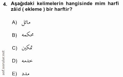 Soru 4