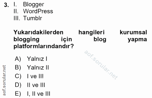 Soru 3