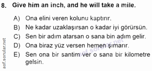 Soru 8