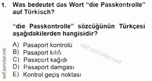 Soru 1