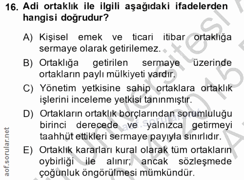 Soru 16