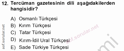 Soru 12