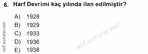 Soru 6