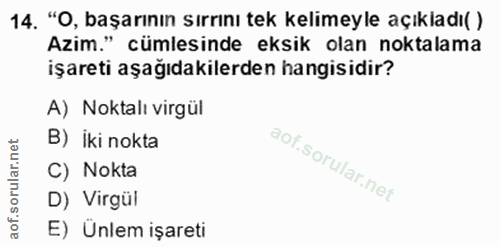 Soru 14