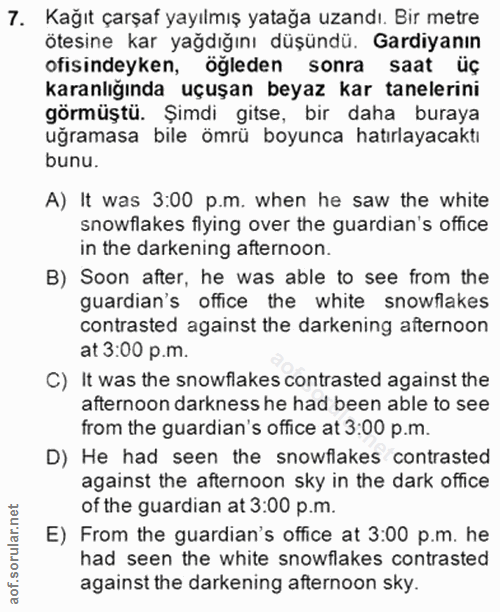 Soru 7
