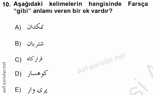 Soru 10