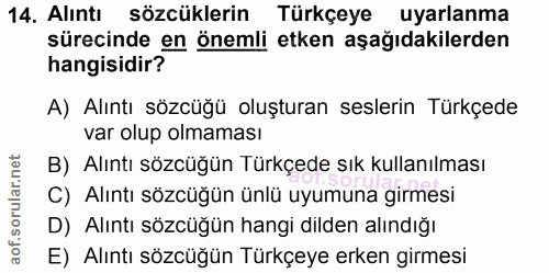 Soru 14