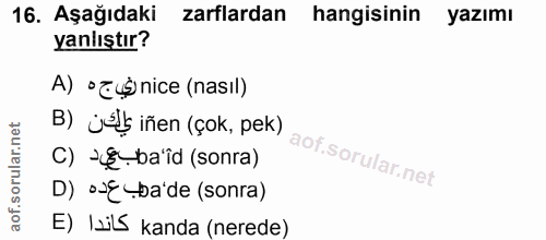 Soru 16