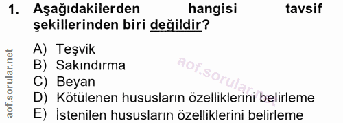 Soru 1