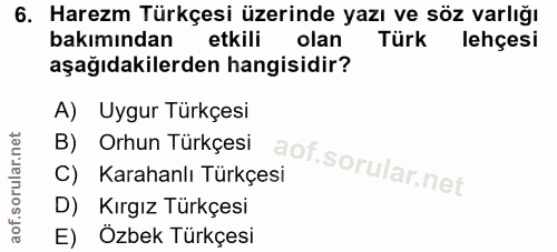 Soru 6