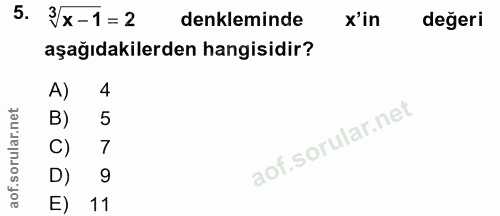 Soru 5