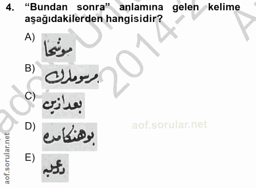 Soru 4