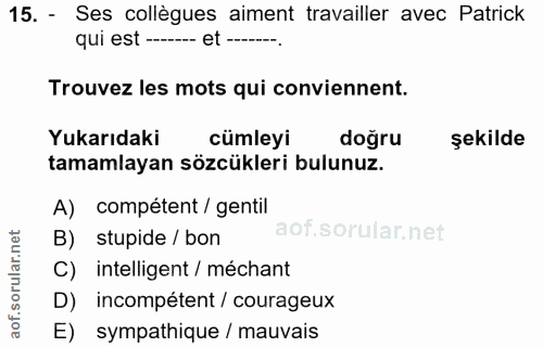 Soru 15