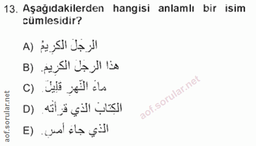Soru 13
