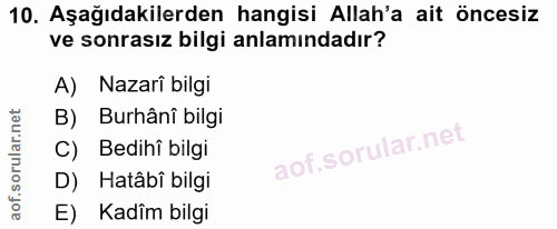 Soru 10