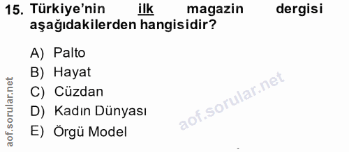 Soru 15