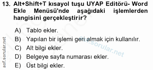 Soru 13