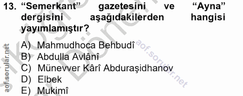Soru 13