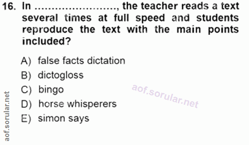 Soru 16