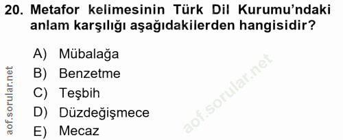 Soru 20