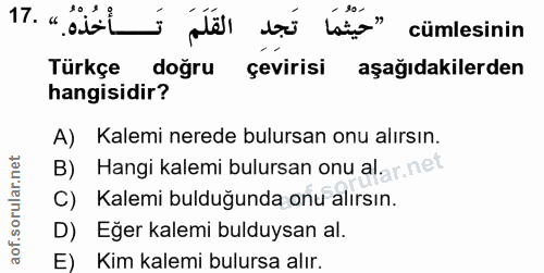 Soru 17