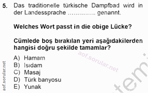 Soru 5