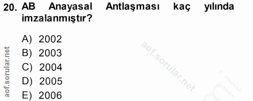 Soru 20