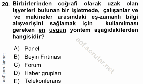 Soru 20