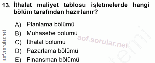 Soru 13