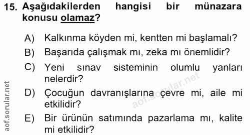 Soru 15