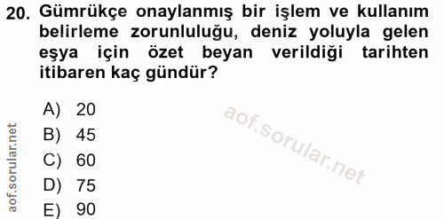 Soru 20