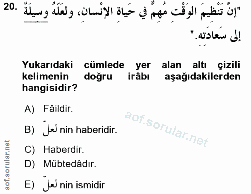 Soru 20