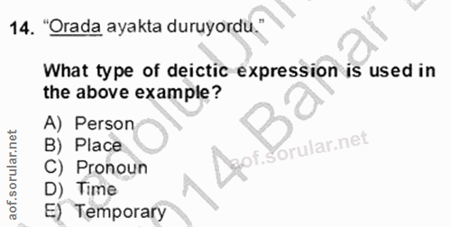 Soru 14