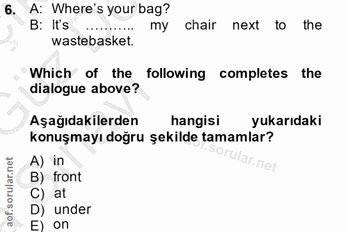 Soru 6