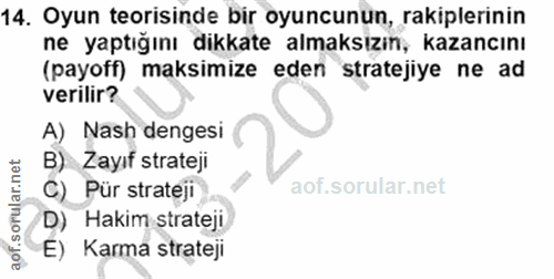 Soru 14