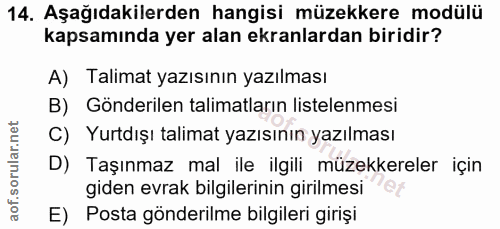 Soru 14