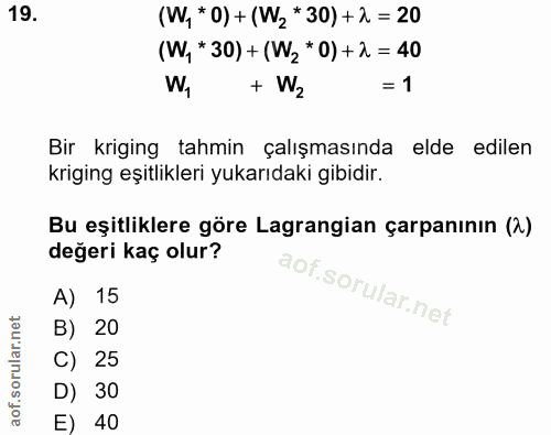 Soru 19