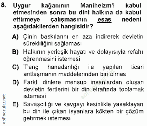 Soru 8