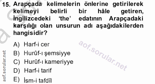 Soru 15