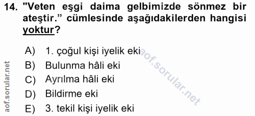 Soru 14