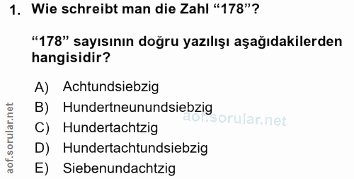 Soru 1
