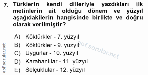 Soru 7