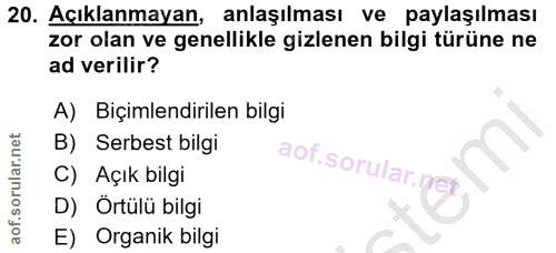 Soru 20